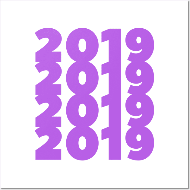 2019 New Year Wall Art by fullstackdev